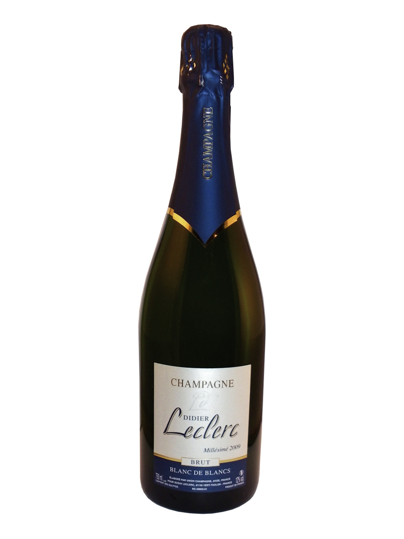 Capsule de champagne Didier Leclerc créme et Gris New 
